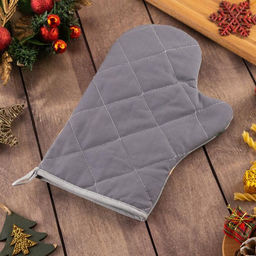 Варежка-прихватка New year 20х28см, саржа, 100% хлопок, ватин 250г/м2 - Этель фото 3