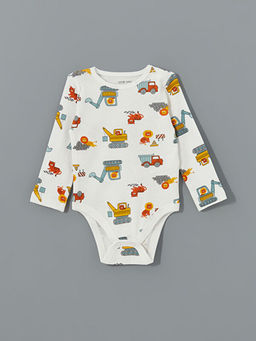 Bisiklet Yaka Erkek Bebek ??t??tl? Body 3l? - Waikiki фото 2