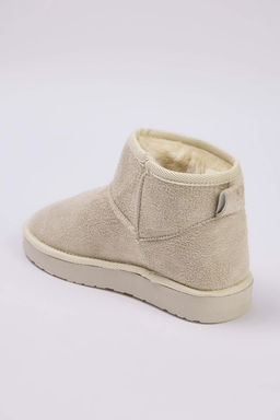 Taba Ici Kurklu Yuvarlak Burun Duz Flatform Topuklu Kad?n Bot TAKAW26BO00001 - Trendyolmilla фото 30