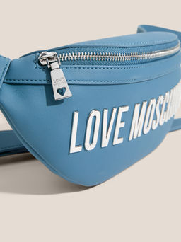 Женская поясная сумка LOVE MOSCHINO BOLD LOVE Артикул 4561351, зелено-синий  фото 2
