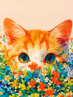 Цена за 4 шт. Пакет подарочный ламинированный Котик 11.5?14.5?6.5 см