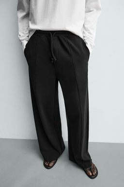 PANTAL?N JOGGER RELAXED FIT COSTURA / Negro - Zara фото 6