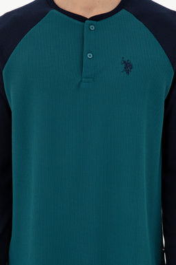 Мужской зеленый пижамный комплект - U.s. polo assn фото 5