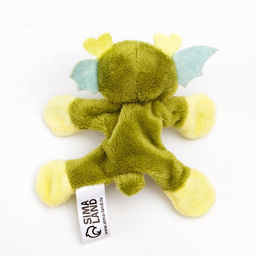 Мягкая игрушка-магнит Дракон, 8,5 см, цвет светло-зелёный - Simaland фото 2