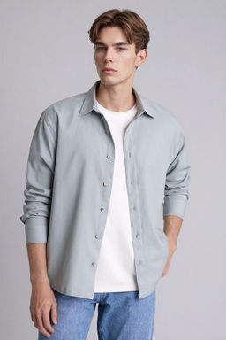 Boxy Fit Uzun kollu G_mlek - Defacto фото 3