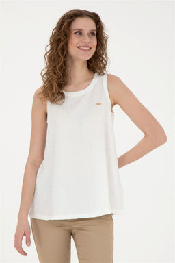 Женская футболка цвета экрю