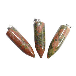 Подвеска маятник камень Унакит яшма Притягивает благополучие, везение и удачу