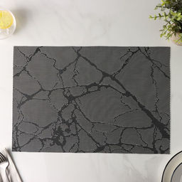 Цена за 12 шт. Салфетка сервировочная на стол Magistro «Мрамор», 45×30 см, серая
