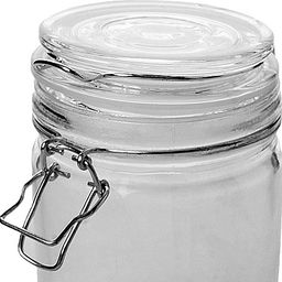 31034 Набор банок д/сыпучих продуктов 4 шт 0,8/1,1/1,4/1,9л стекло/полипроп MB (х4) - Mayer&boch фото 4