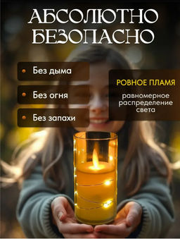 Свечи 3шт (с пультом) (3642)