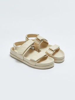 C?rt C?rtl? ?ift Bantl? K?z ?ocuk Sandalet