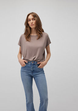 Lux Touch TENCEL TM Vizon Basic Tisort - Mavi фото 2