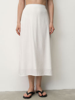 Юбка из вискозы 8011946 белая