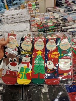 Новогодние носки с рисунком