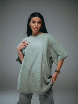 Ирбис футболка женская (хаки варенка)