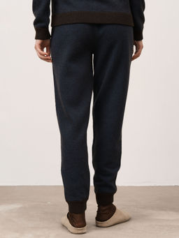 Брюки женские из пуха яка и верблюда 10025 синие