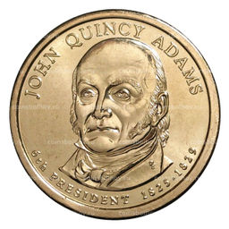 Монета 1 доллар 2008 года P Джон Куинси Адамс 6-й президент США