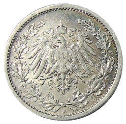 1/2 марки 1909 года A Германия