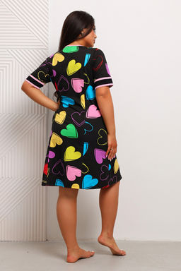 Халат женский из кулирки Марфа сердечки - Амадэль фото 12