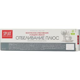 SPLAT Professional компакт 40 мл зубная паста -SPLAT WHITE PLUS / ОТБЕЛИВАНИЕ ПЛЮС  фото 2