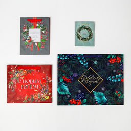 Набор новогодних пакетов «Счастья и любви»