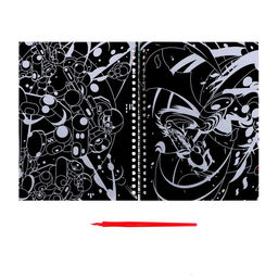 Творческая книга Гравюры. Стирай, рисуй, 14 стр. - Буква-Ленд фото 2