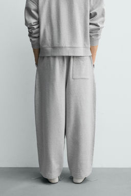 PANTAL?N JOGGER BALLOON FIT PARCHE / Gris vigor? - Zara фото 3