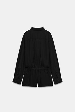MONO CORTO LYOCELL / Negro - Zara фото 7