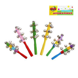Погремушка с бубенцами Весёлое настроение, цвета МИКС - Simaland фото 2
