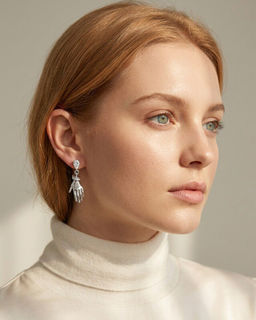 Стильные серьги