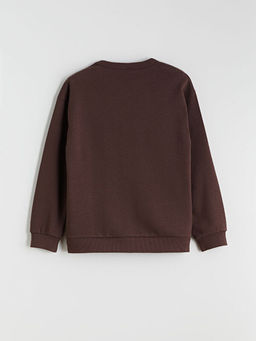Bisiklet Yaka Erkek ?ocuk Sweatshirt