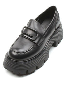 03-5932 BLACK Лоферы женские (натуральная кожа) - Фабричный китай фото 3