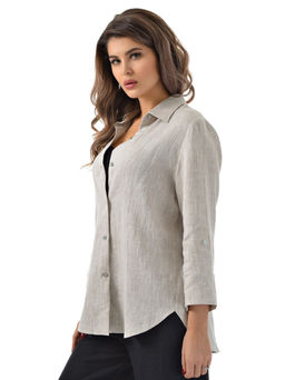 Рубашка  100% лён умягченный и варёный - А+б коллекция фото 3