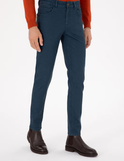 Petrol Slim Fit Jean Pantolon
