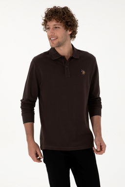 Erkek Koyu Kahverengi Basic Sweatshirt Sepette S_rpriz _ndirim - U.s. polo assn фото 10