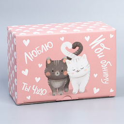 Цена за 2 шт. Коробка подарочная сборная, упаковка, Иди обниму, 22?15?10 см