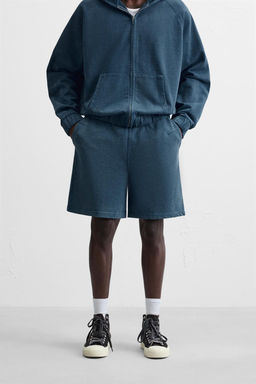 RELAXED FIT JOGGER BERMUDA SHORTS - Zara фото 22
