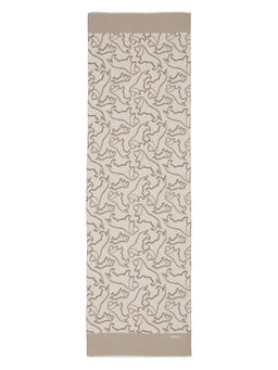 Палантин жен. виск+шерсть 65х180 LSZ33-628-03