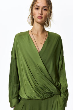 Blusa cruzada - H&m фото 3