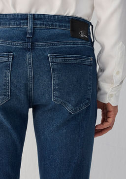 Marcus Lux Black Indigo Mavisi Jean Pantolon  фото 9