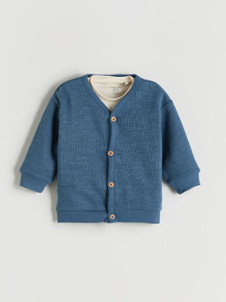 Bisiklet Yaka Bask?l? Erkek Bebek 3l? Tak?m