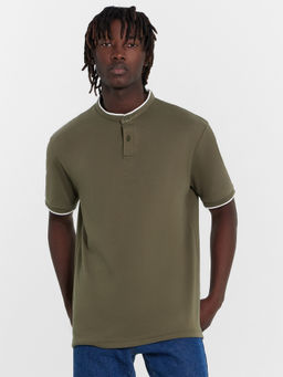 Поло мужское хаки серый хаки 111849/1 - Mark formelle фото 2