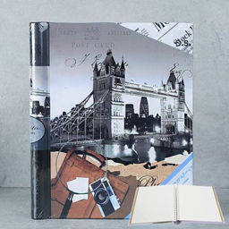 Фотоальбом магнитный 20 листов Города / 8001 /уп 40/микс 4 вида - Галеонтрейд фото 2