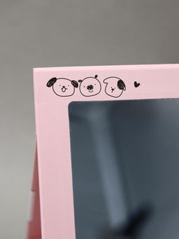 Зеркало "Wow look", pink