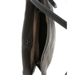 Сумка женская натуральная кожа XYN-3616, 1отд+еврокарман, регул/ручки, серый 264899 - Adelia фото 3