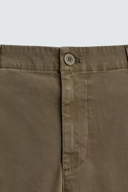 STRAIGHT-LEG TWILL TROUSERS - Zara фото 9