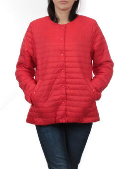 K-527 RED Куртка демисезонная стеганая женская (70 гр. холлофайбер) - Fashion фото 3