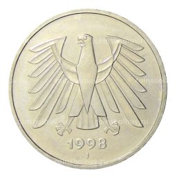 5 марок 1998 года J Германия