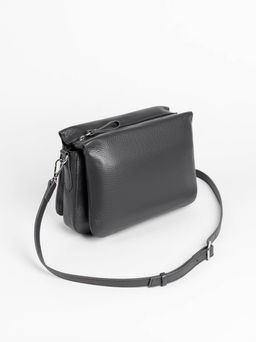 Женская кожаная сумка Richet 3280LN 303 Серый