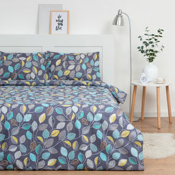 Постельное бельё 1,5сп Экономь и Я Осенний лес 143х215см, 145х214см, 50х70см-1 шт, 60 г/м2, микрофибра